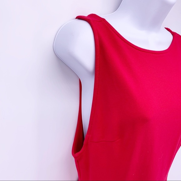 Cooperative Red Fit and Flare Mini Dress Size M - Picture 2 of 8